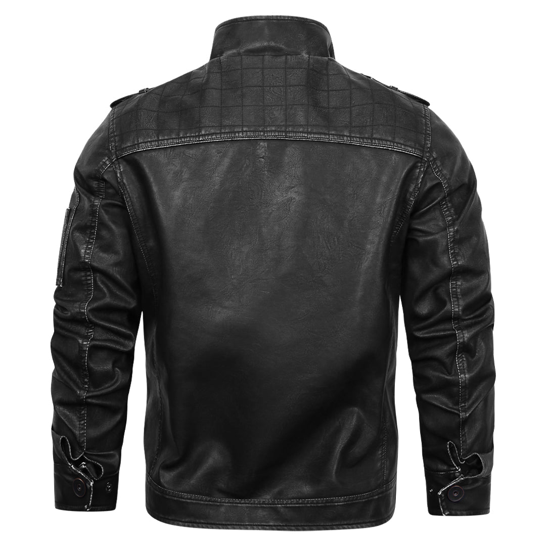 Jett Engine PU Leather Jacket