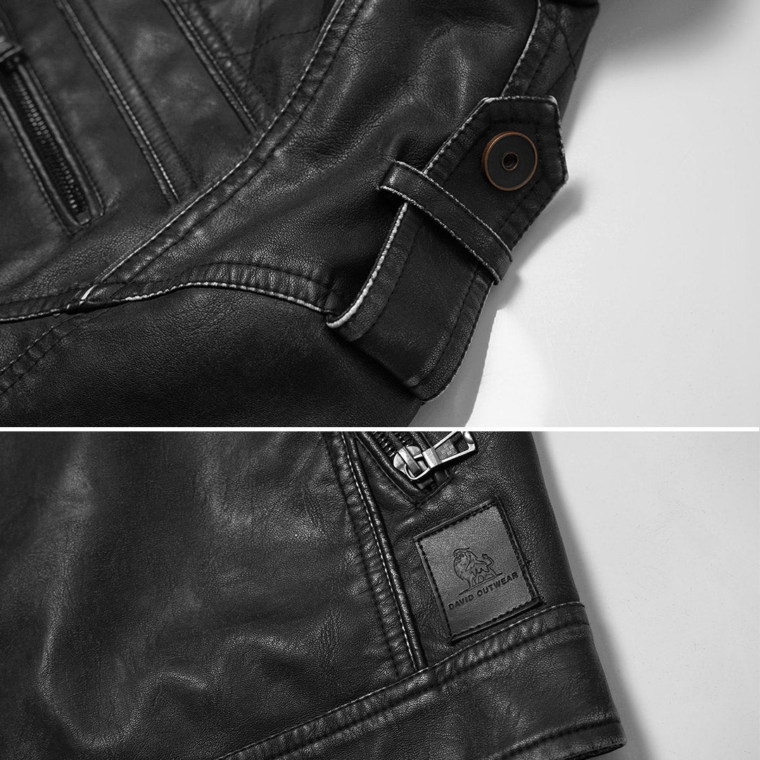 Jett Engine PU Leather Jacket