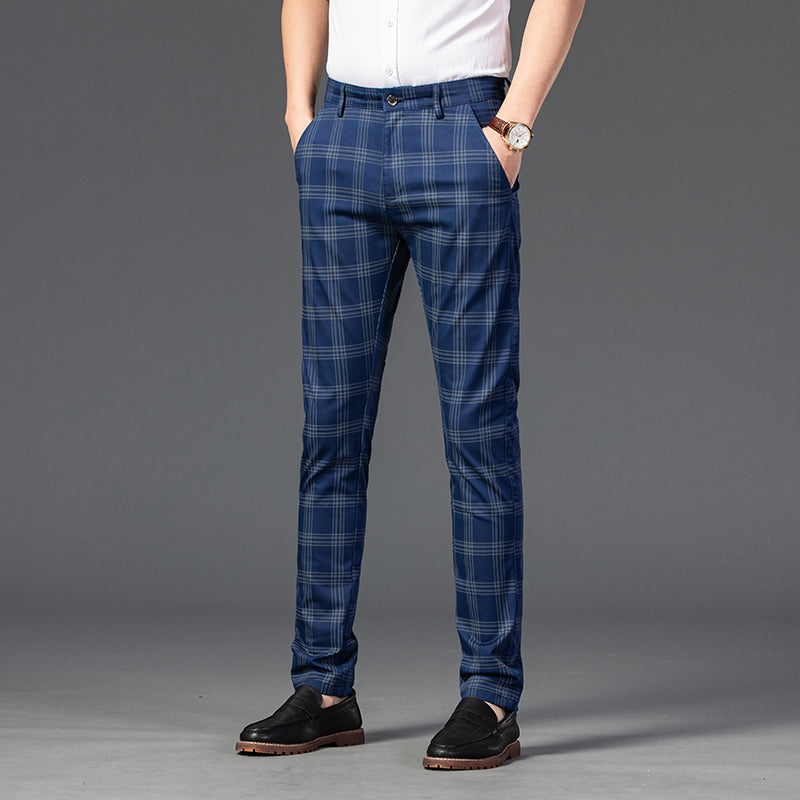 Noah | Plaid business-style dress pants