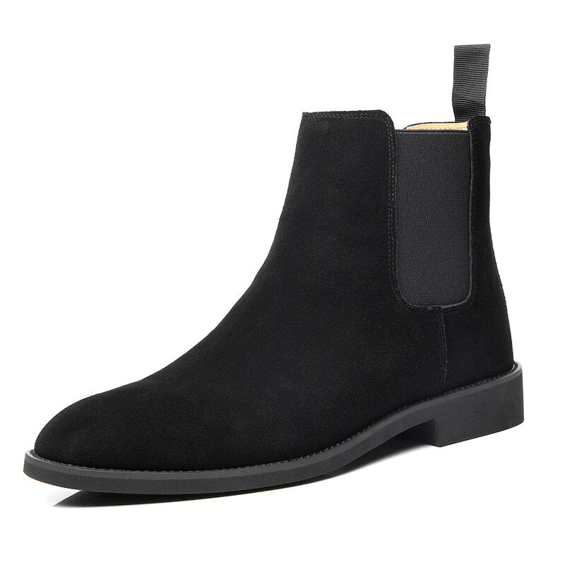 Louis | Classic cow suede leather Chelsea boots