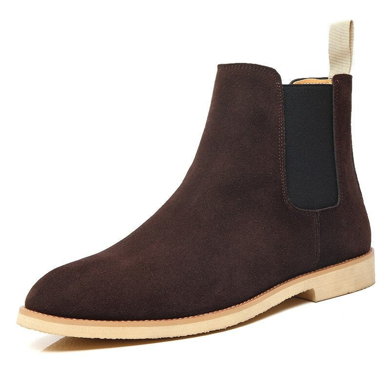 Louis | Classic cow suede leather Chelsea boots