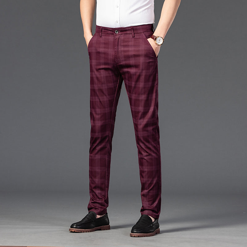 Noah | Plaid business-style dress pants