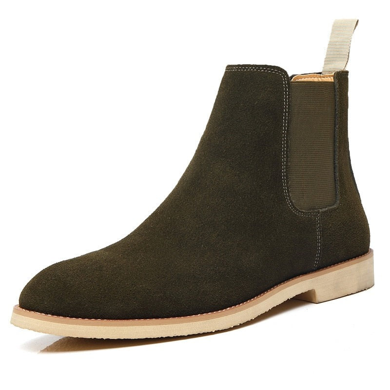 Louis | Classic cow suede leather Chelsea boots