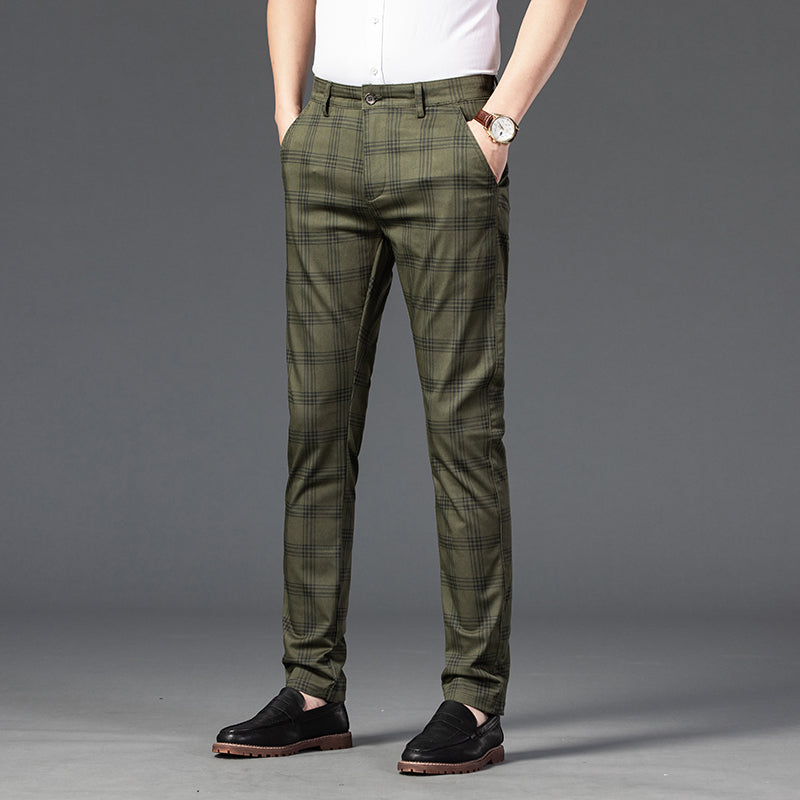 Noah | Plaid business-style dress pants