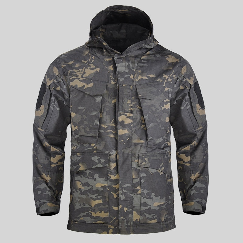 Carter | Army Tactical Windbreaker Hooded Outdoor Parka