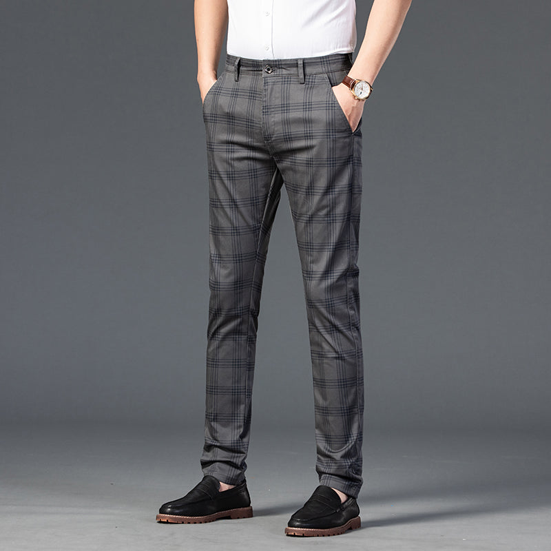 Noah | Plaid business-style dress pants