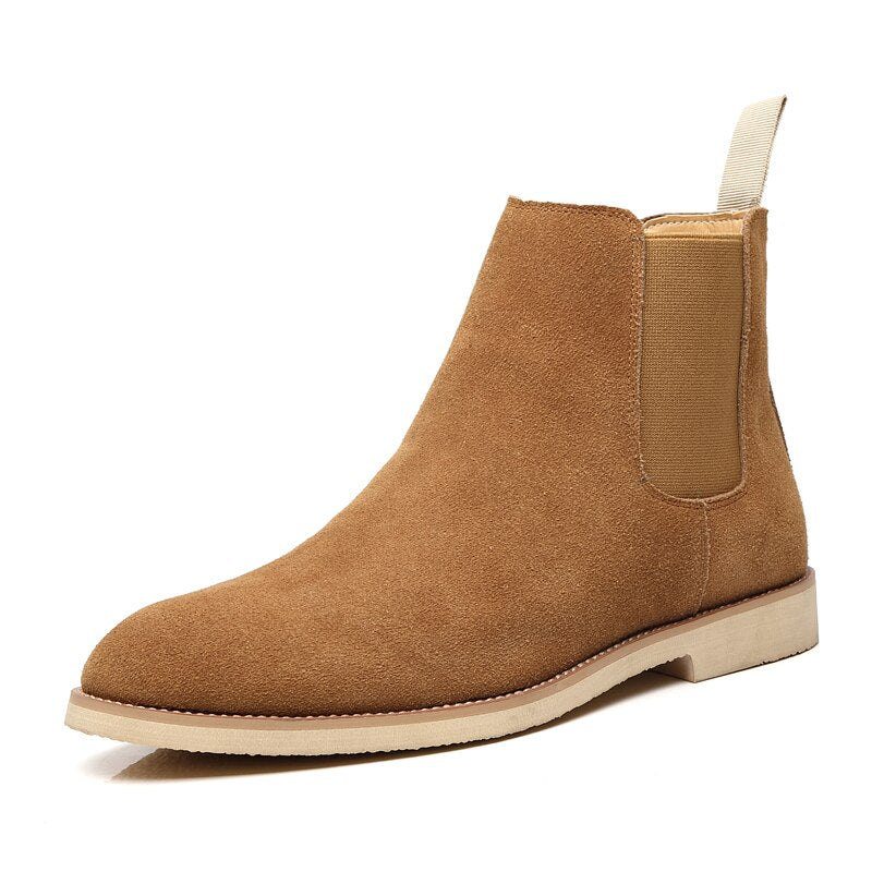 Louis | Classic cow suede leather Chelsea boots