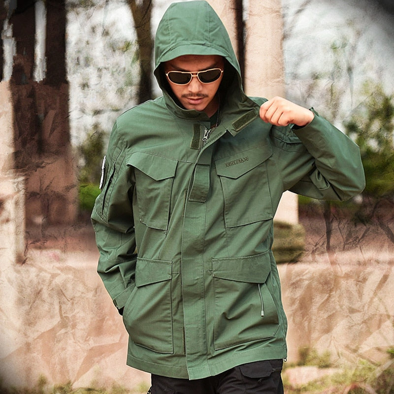 Carter | Army Tactical Windbreaker Hooded Outdoor Parka