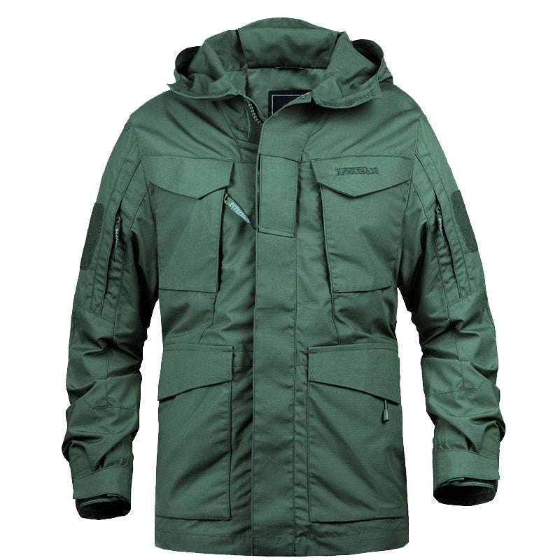 Carter | Army Tactical Windbreaker Hooded Outdoor Parka