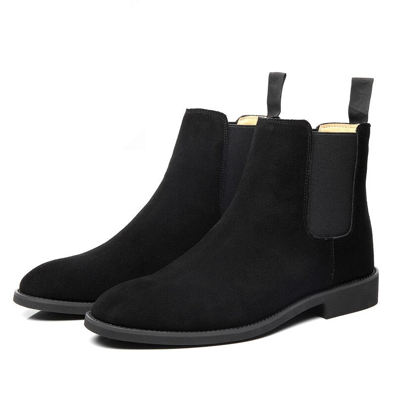 Louis | Classic cow suede leather Chelsea boots