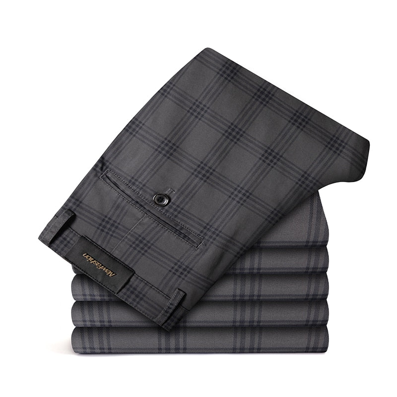 Noah | Plaid business-style dress pants