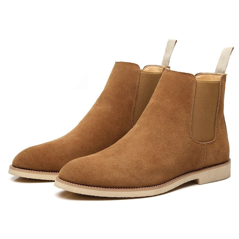 Louis | Classic cow suede leather Chelsea boots