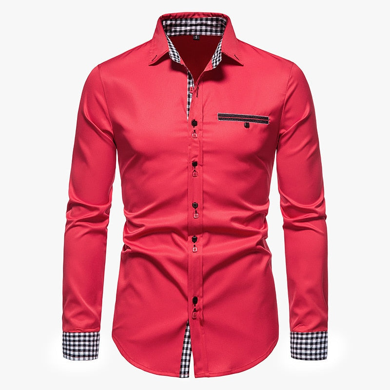 Louis | Designer button-up business dress shirt