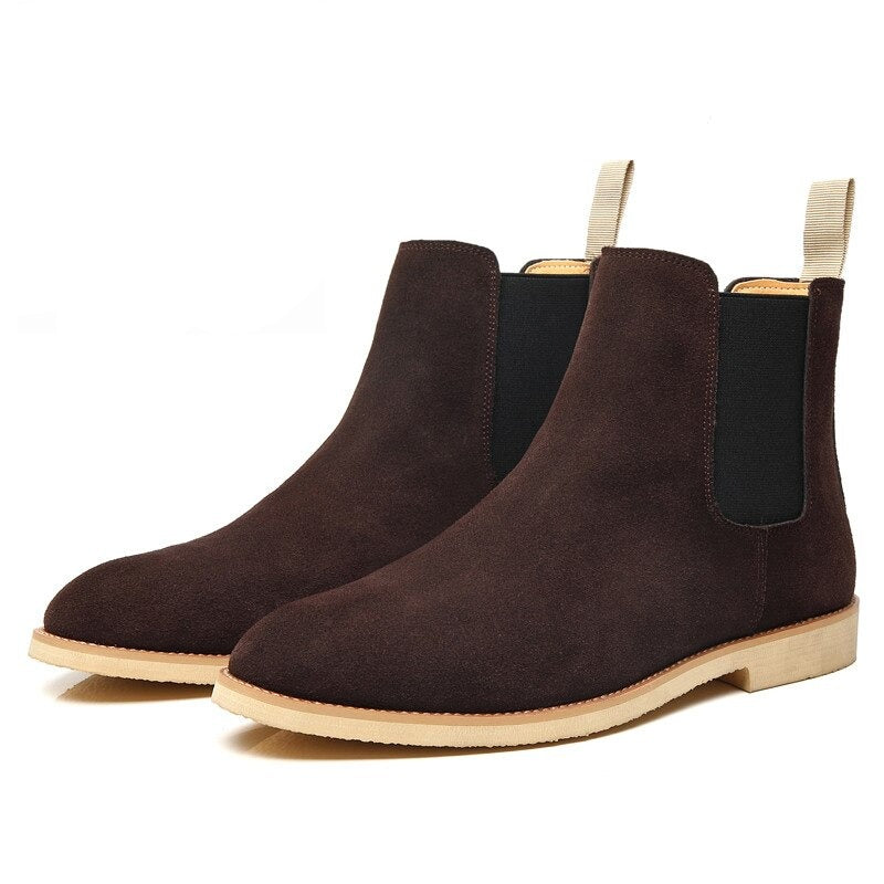 Louis | Classic cow suede leather Chelsea boots