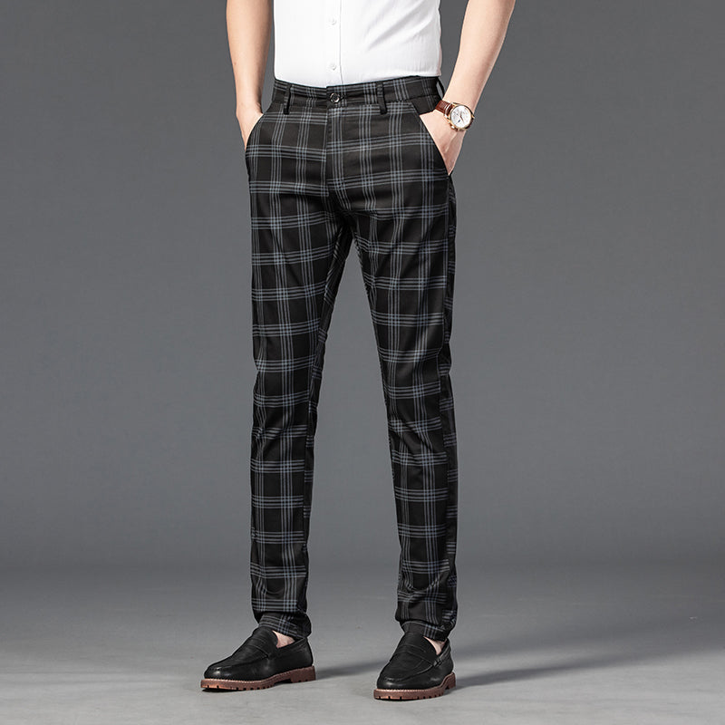 Noah | Plaid business-style dress pants