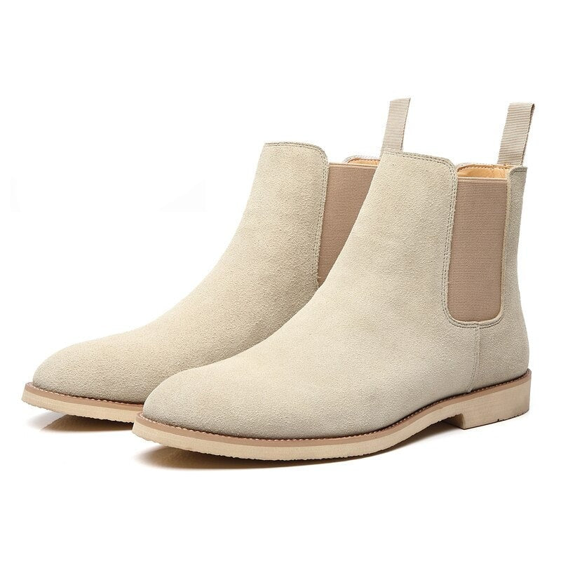 Louis | Classic cow suede leather Chelsea boots