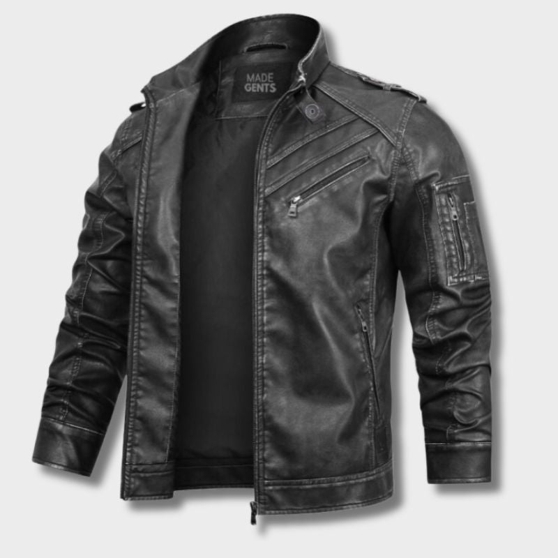 Jett Engine PU Leather Jacket