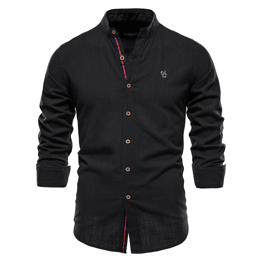 Louis | Exclusive long sleeve cotton button-up shirt