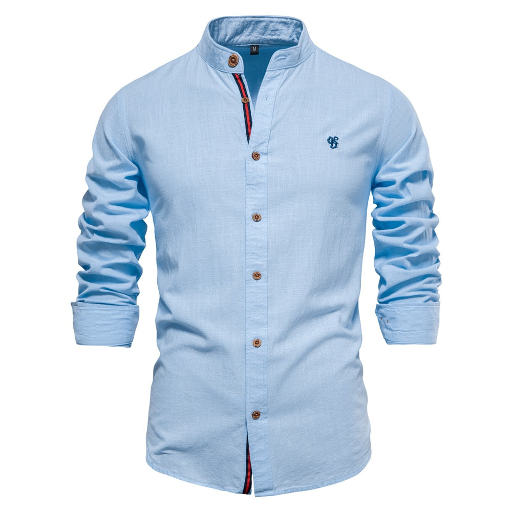 Louis | Exclusive long sleeve cotton button-up shirt