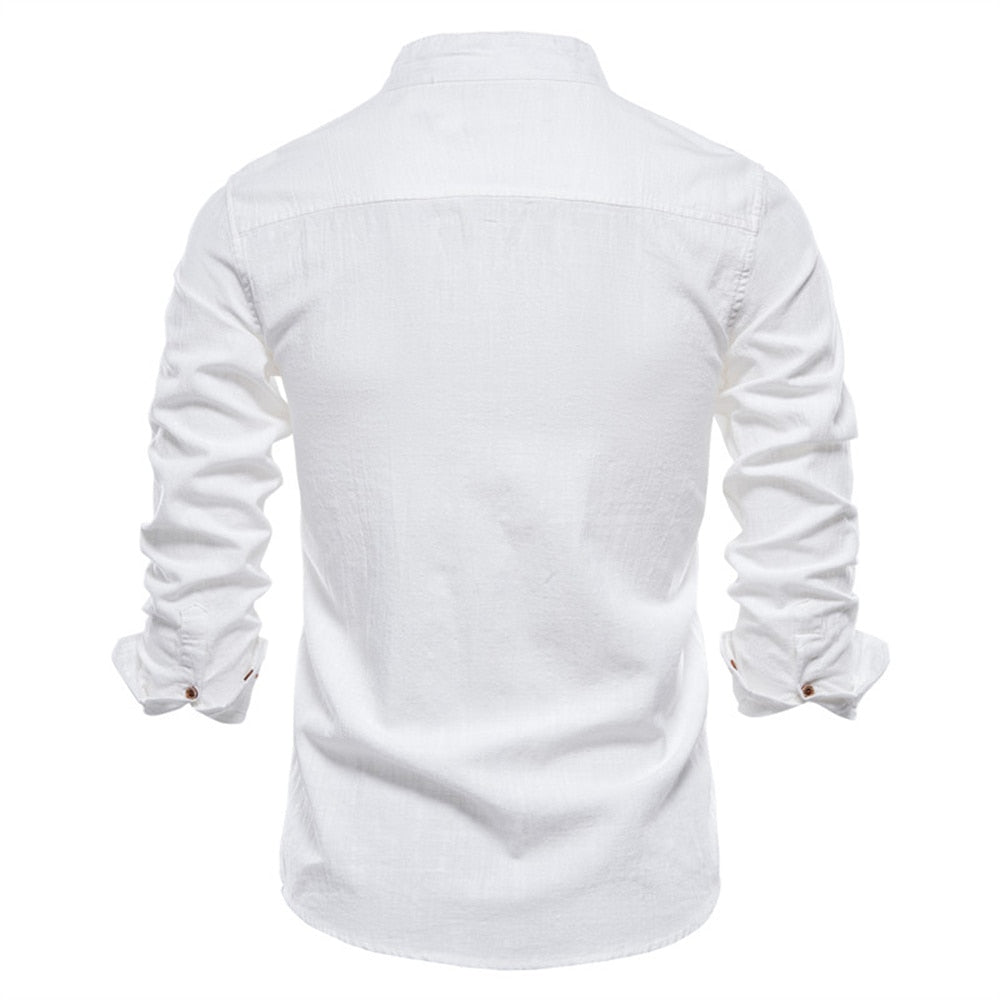 Louis | Exclusive long sleeve cotton button-up shirt