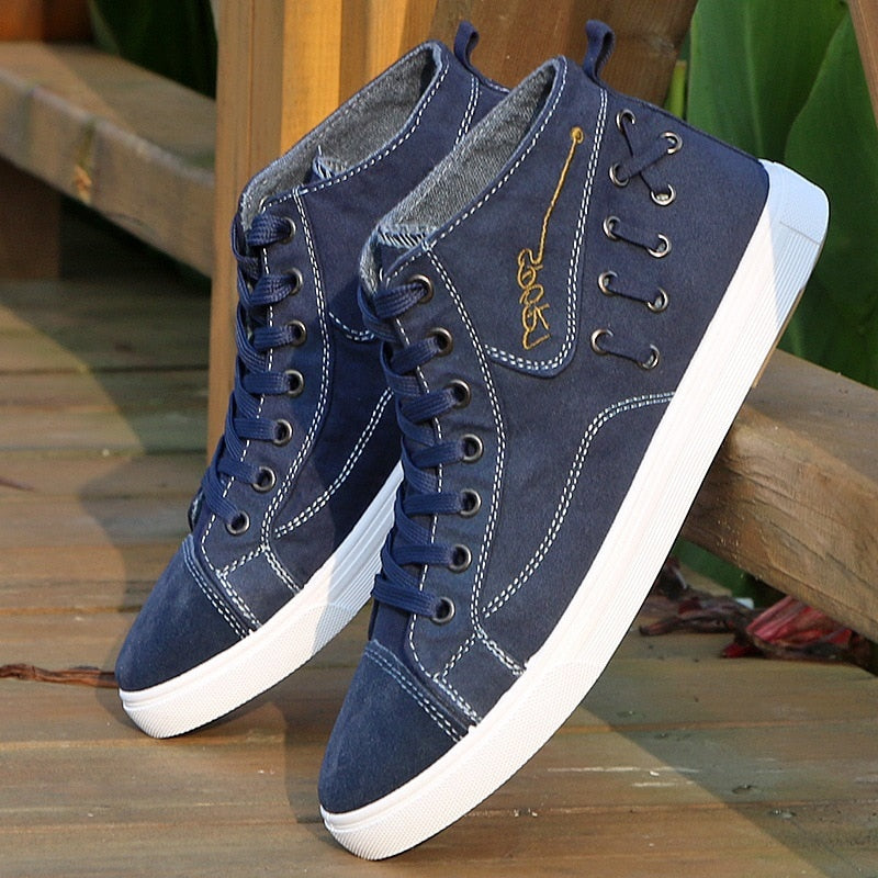 Louis | Trendy low-top board shoes with side laces