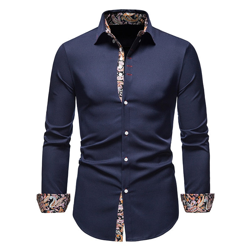 Louis | Designer button-up business dress shirt