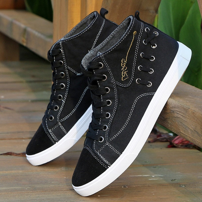 Louis | Trendy low-top board shoes with side laces