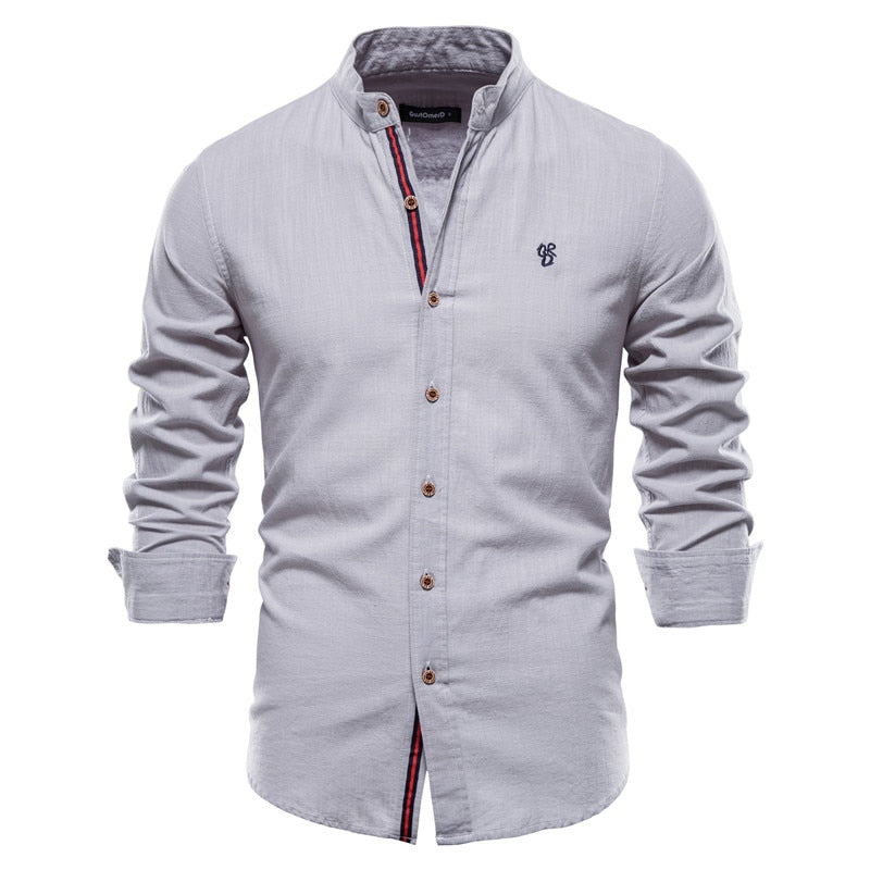 Louis | Exclusive long sleeve cotton button-up shirt