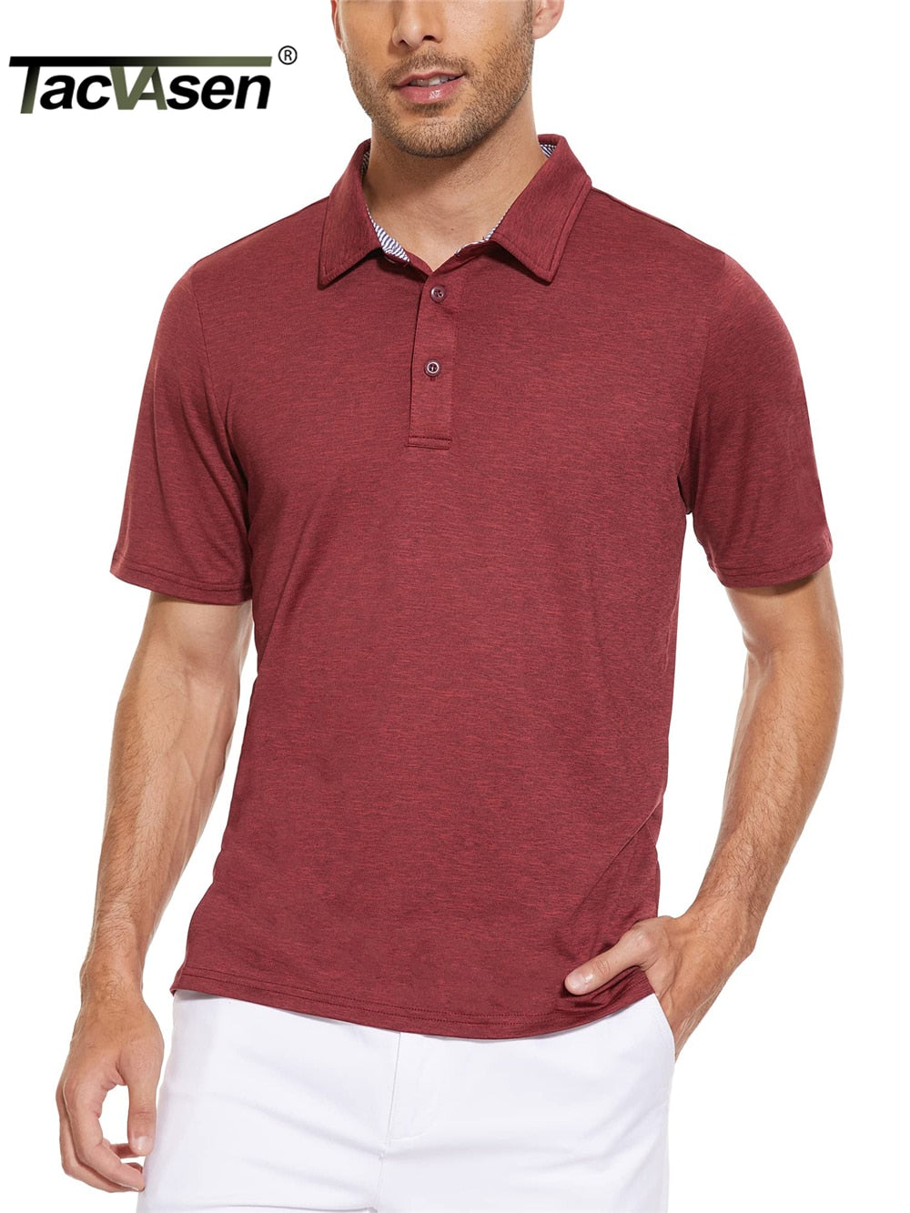 Ethan | Button-down business dress polo shirt