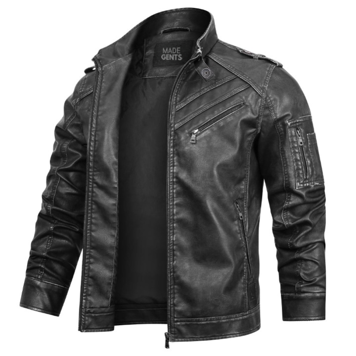 Jett Engine PU Leather Jacket