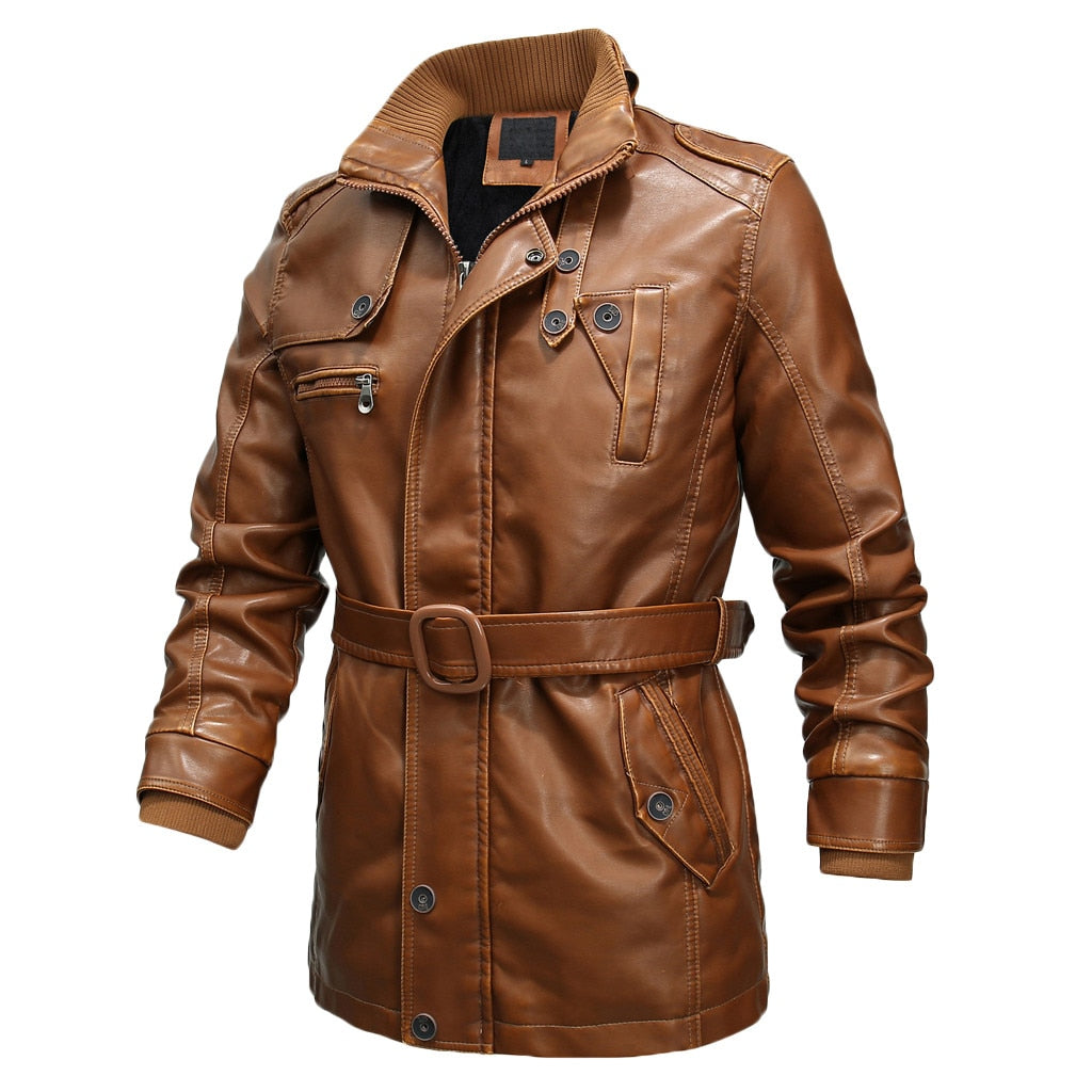 Louis | Greedy Gentle Season Leather Coat