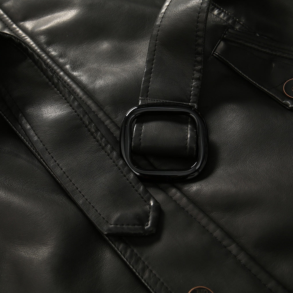 Louis | Greedy Gentle Season Leather Coat