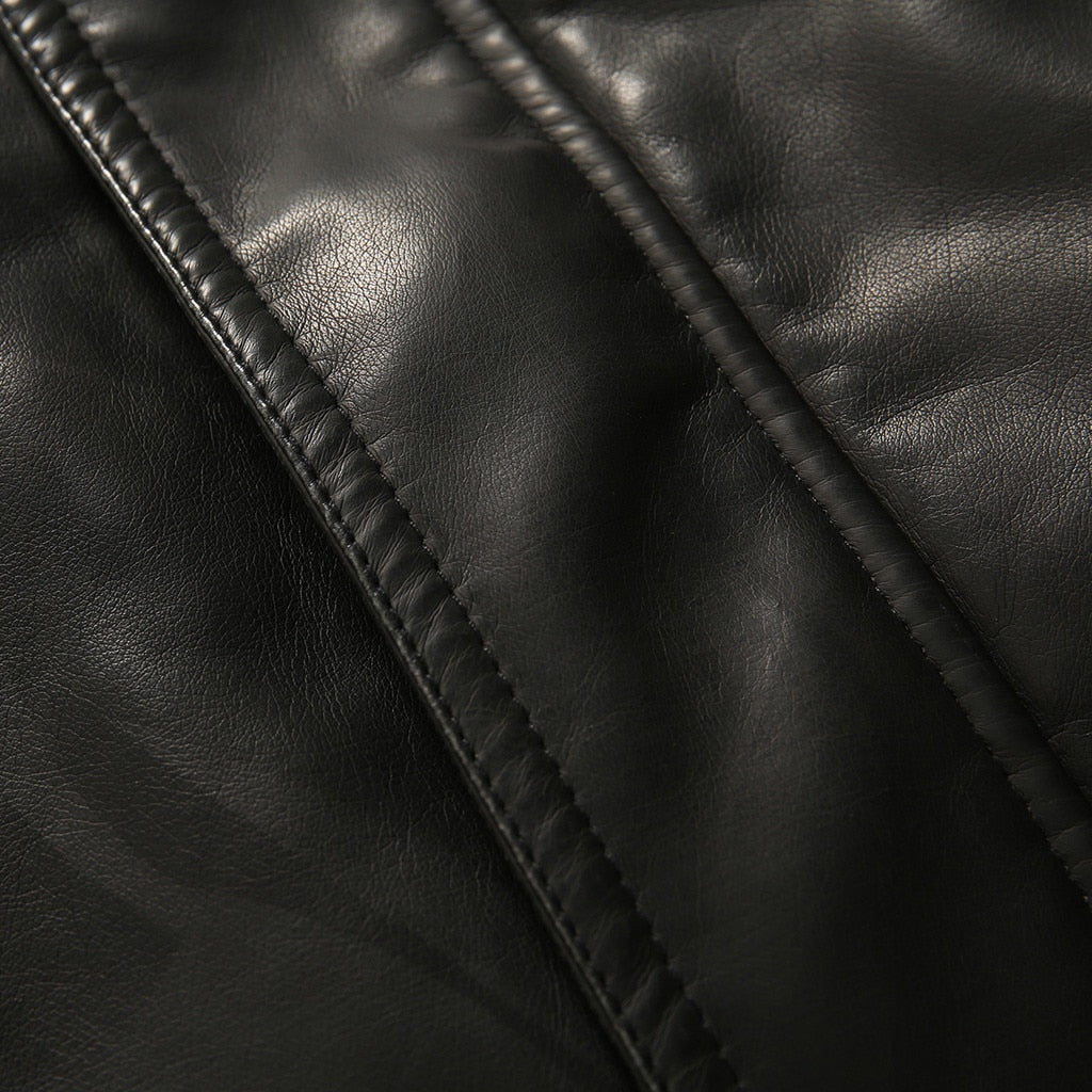 Louis | Greedy Gentle Season Leather Coat