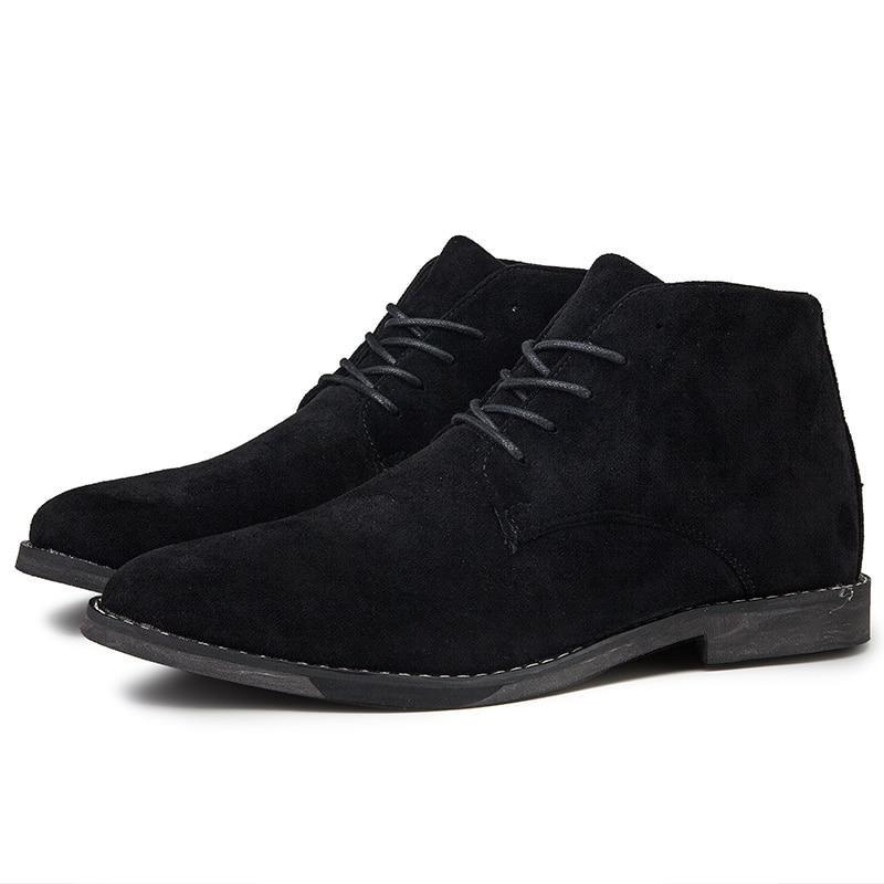 Louis | Pointed Toe Suede Chelsea Shoes