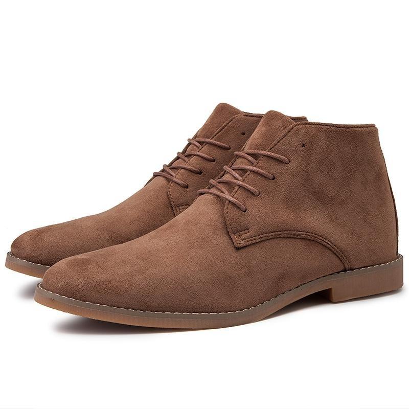 Louis | Pointed Toe Suede Chelsea Shoes