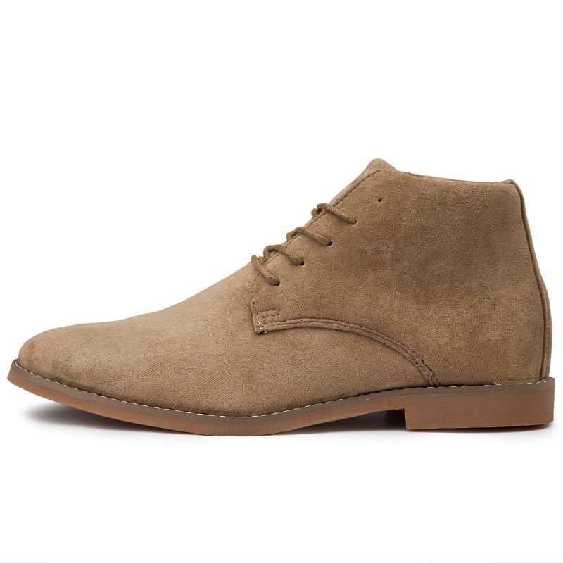 Louis | Pointed Toe Suede Chelsea Shoes