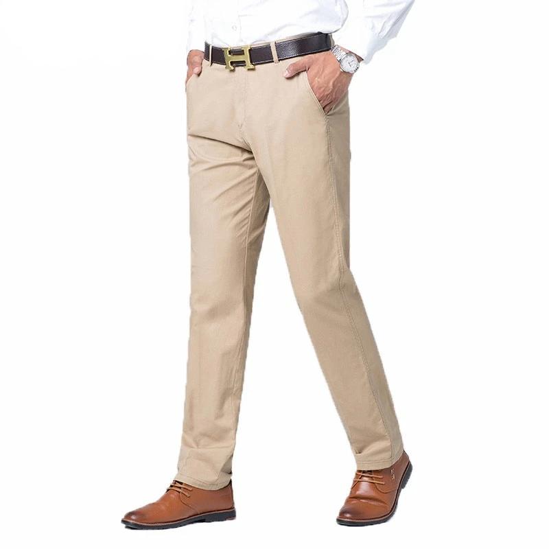 Ethan | Business casual straight cotton trousers