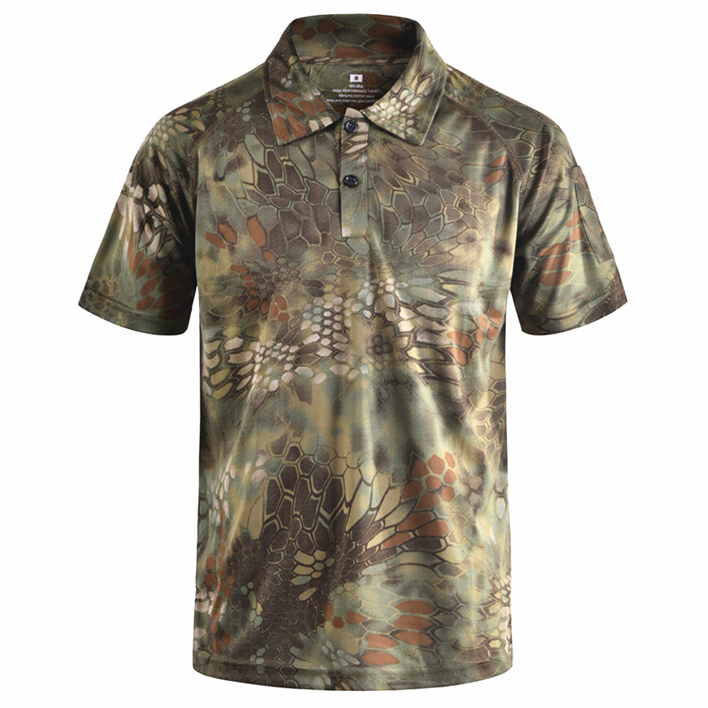 Typhon Multicam Fast Dry Tactical Camouflage Polo Shirt