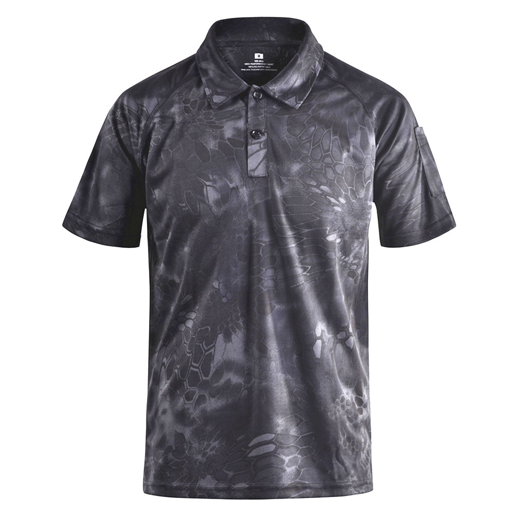 Typhon Multicam Fast Dry Tactical Camouflage Polo Shirt