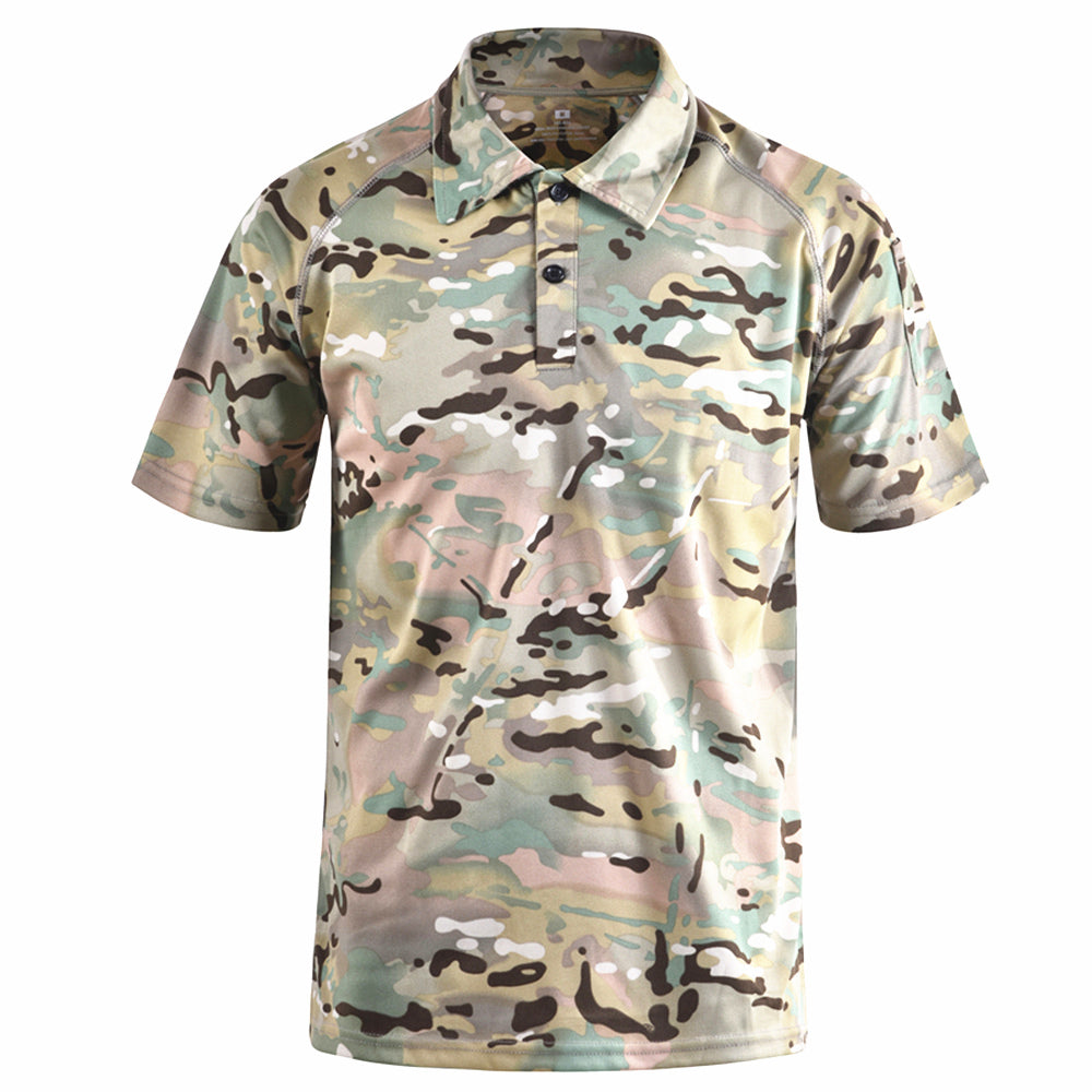 Typhon Multicam Fast Dry Tactical Camouflage Polo Shirt