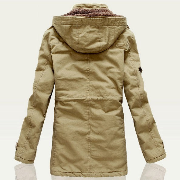 Louis | Warm cotton-padded fleece parka