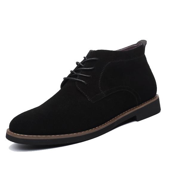 West Louis™ Solid Suede Leather Men Shoes  - West Louis