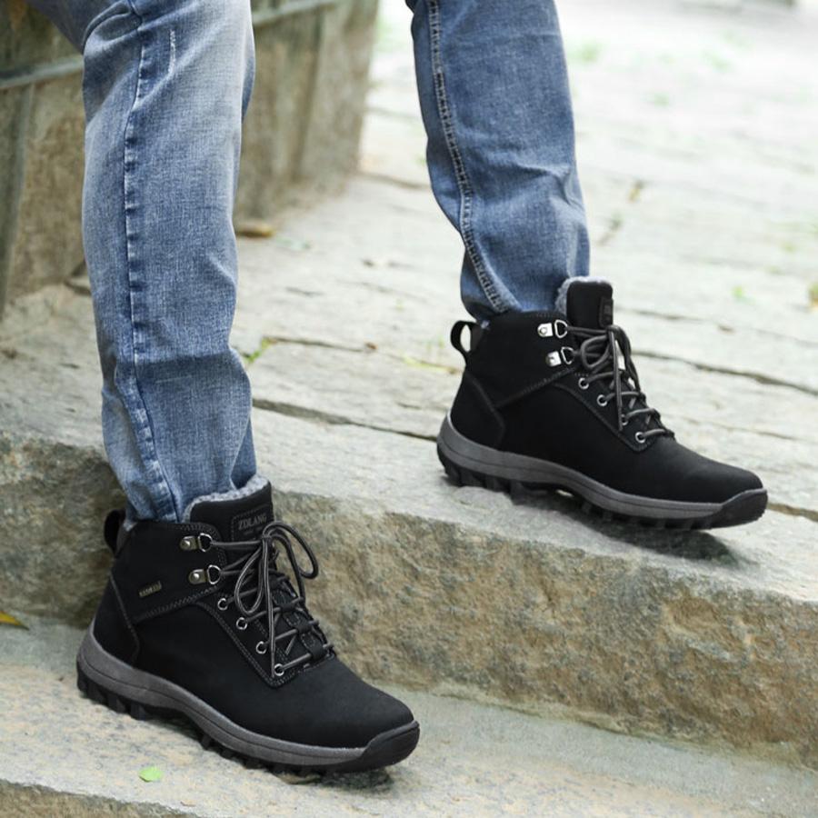 Ethan | Warm fashion male rubber winter boots