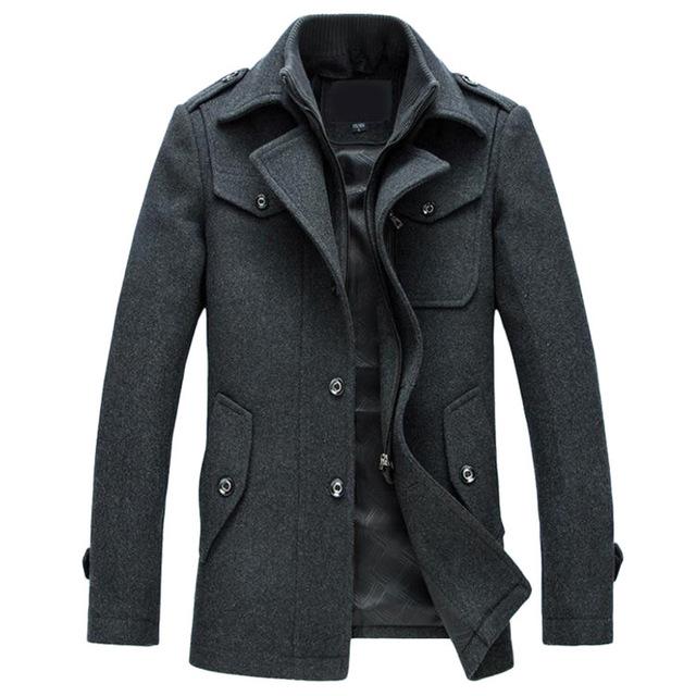 West Louis™ Wool Winter Warm Outerwear Coat  - West Louis