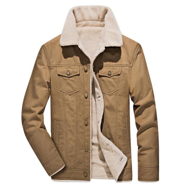 West Louis™ Bomber Thick Cotton Winter Jacket Army Green / M - West Louis