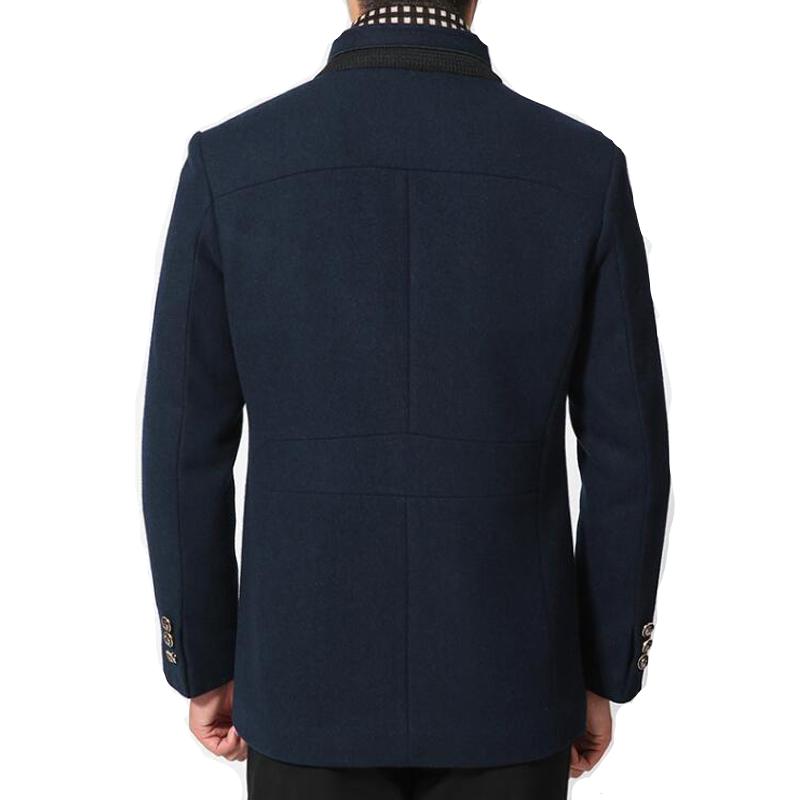 Louis | Wool cashmere detachable scarf coat