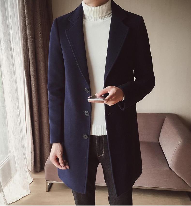 Henry | England Wool Long Overcoat