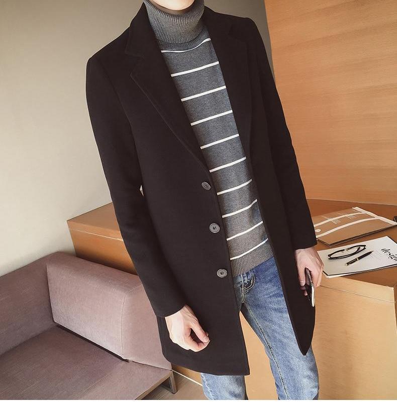 Henry | England Wool Long Overcoat