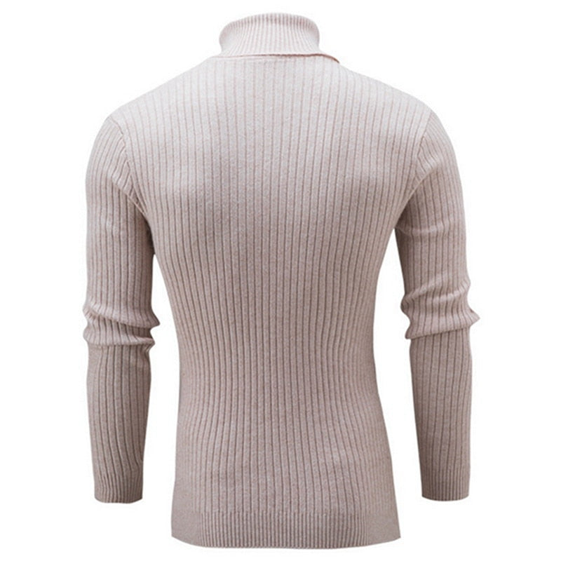 Louis | Solid casual turtleneck sweater